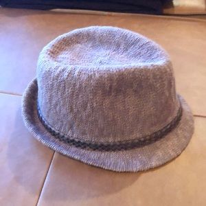 Cute pink taupe fedora